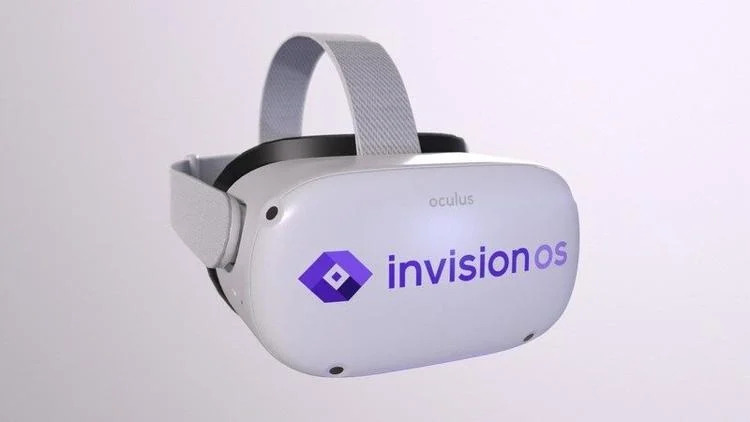 InVisionOS runs on the portable Oculus Quest2 by Meta InVisionOS runs on the portable Oculus Quest2 by Meta